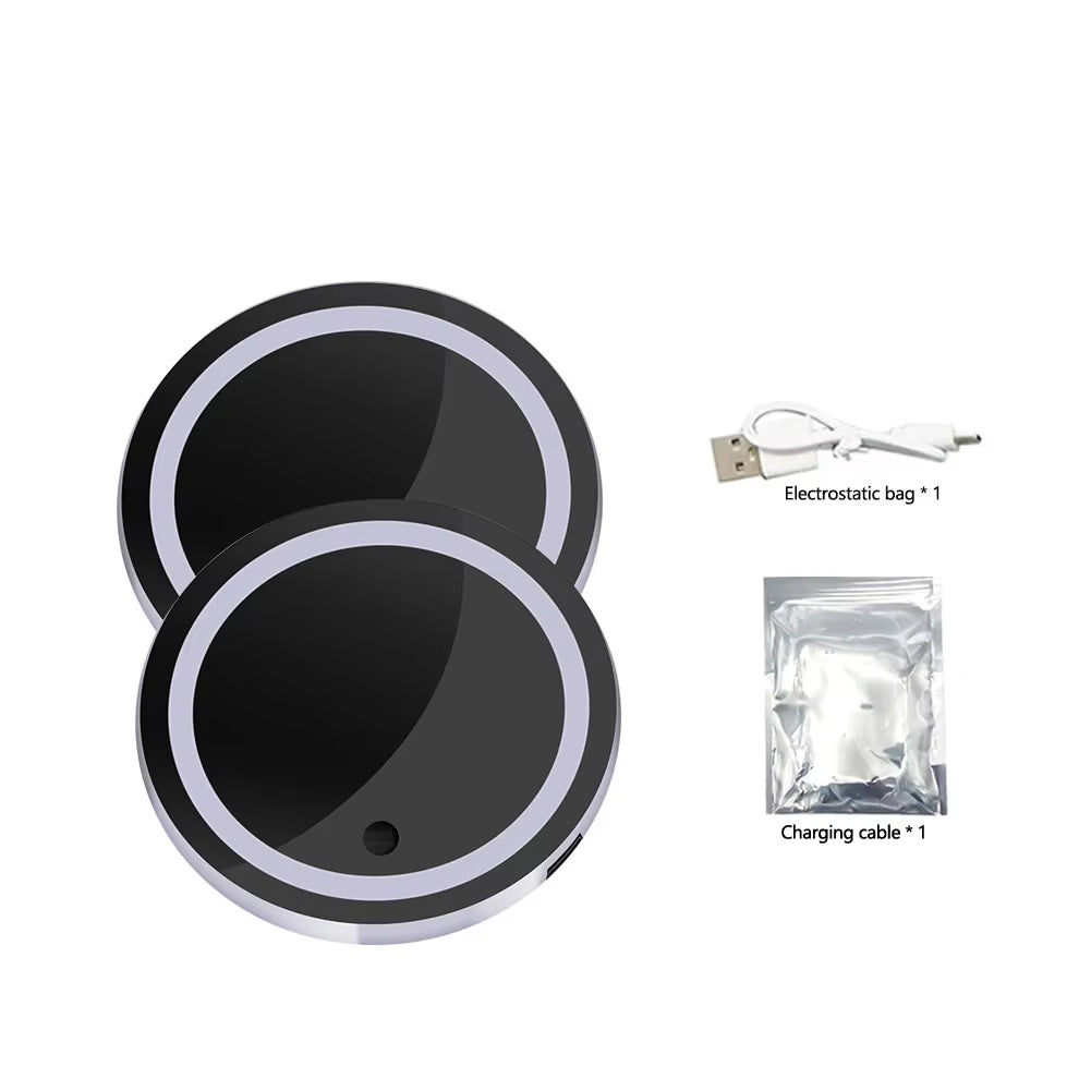 7 Color-Changing Car LED Luminous Coasters Cup Holder Lights Light up Cup Holder Insert Coasters Car Decorative Lamp Accessories