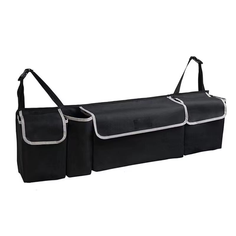 Versatile Oxford Cloth Car Trunk Storage Bag Rear Seat Back Hanging Vehicle Organizer Box for Automobile Interior