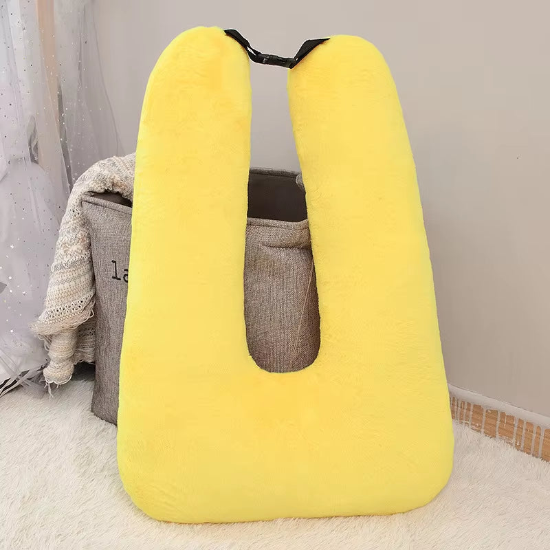 Car Pillow Safety Belts Pillows Cover Car Kids Travel Sleeping Pillows Auto Seatbelt Plush Cushion Shoulder Pad Cute Animal