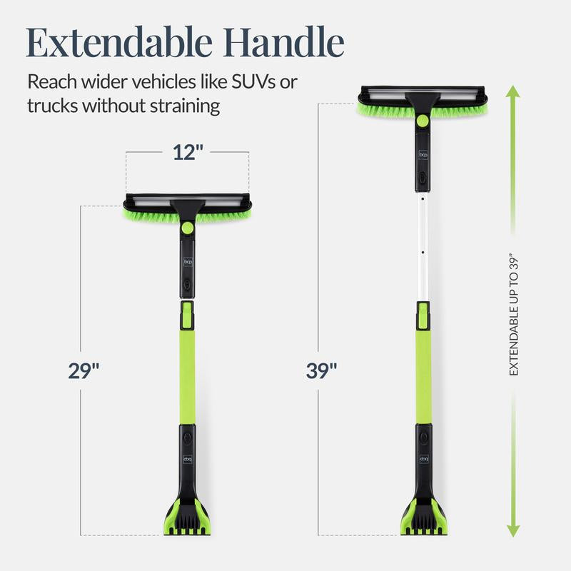 Best Choice Products 39 Extendable Snow Brush with Squeegee & Ice Scraper, Auto Snow Brush, Auto Ice Scraper"