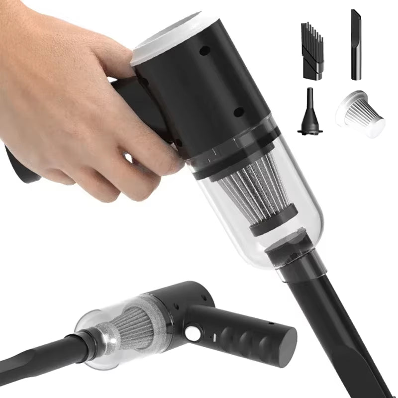 Portable Handheld Vacuum Cleaner for Vehicles and Household Use