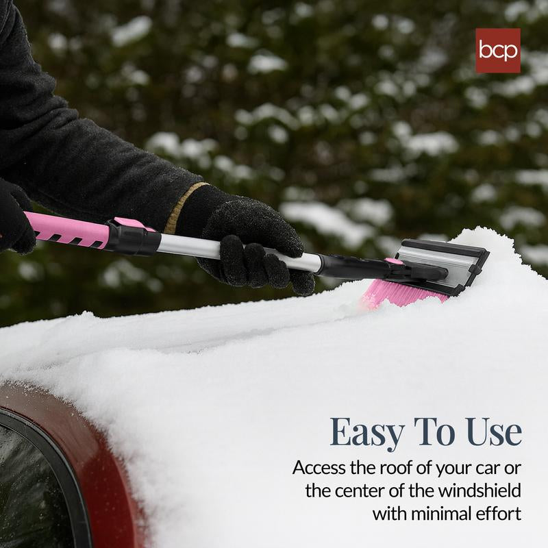 Best Choice Products 39 Extendable Snow Brush with Squeegee & Ice Scraper, Auto Snow Brush, Auto Ice Scraper"